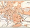 Caen city map, 1910