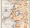 Pola (Pula) city map and environs map, 1929