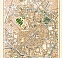 Milan (Milano) city map, 1901