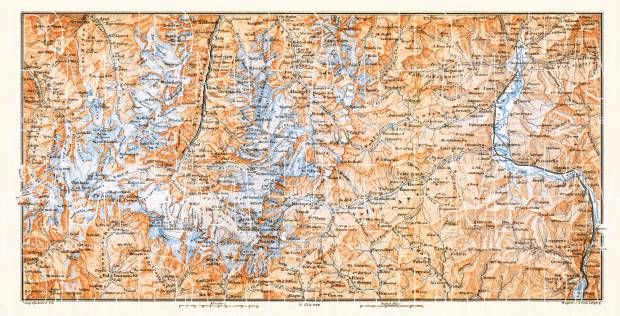 Alps of Valais, d´Evolène and Vogogna (Italy), 1897. Use the zooming tool to explore in higher level of detail. Obtain as a quality print or high resolution image