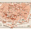Lucca city map, 1903
