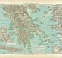Greece Map, 1905