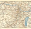 Vienna (Wien) environs road map, 1929