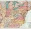 Map of the eastern United States, 1909