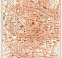Milan (Milano) city map, 1903