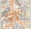 Siena city map, 1898