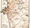 Biarritz city map, 1902