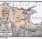 Trapezunt (طربزون, Trabzon, Trebizond) city map, 1911