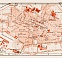 Piacenza (Placentia) city map, 1903