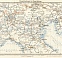 Map of the Northern Italy Railways, 1929