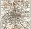 Bern (Berne) and environs map, 1909