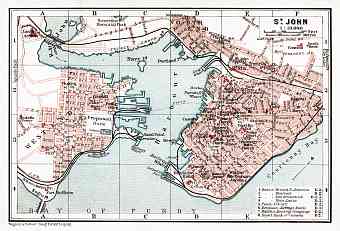 St. John city map, 1907