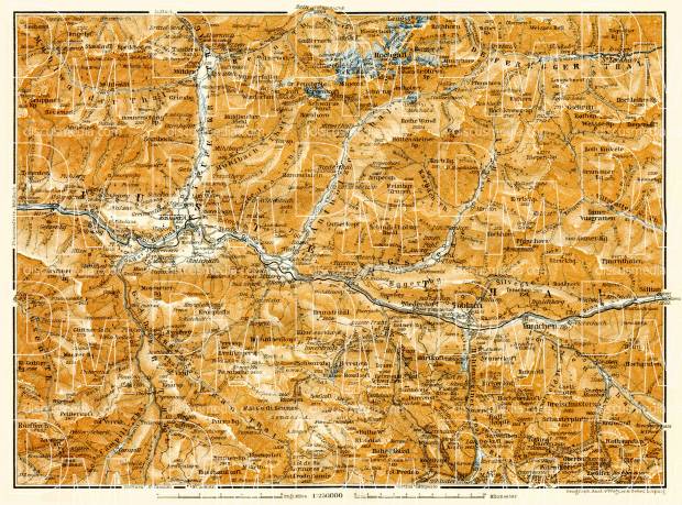 Puster Valley map, 1906. Use the zooming tool to explore in higher level of detail. Obtain as a quality print or high resolution image