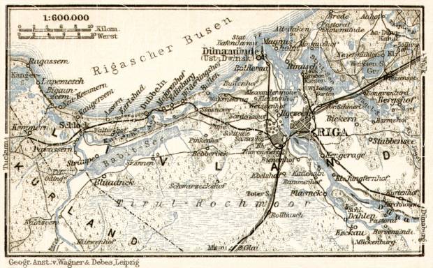 Rīga environs map, 1914. Use the zooming tool to explore in higher level of detail. Obtain as a quality print or high resolution image