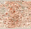 Milan (Milano), city centre map, 1913