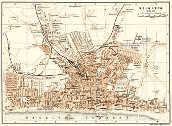 Brighton city map, 1906