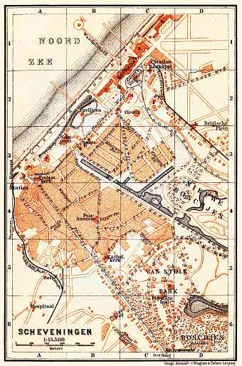 Scheveningen town plan, 1904