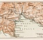 Map of the environs of Rapallo, 1903
