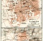 Tlemcen (تلمسان‎, Tilimsān) city map. Environs of Tlemcen map, 1909