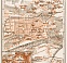 Tübingen city map, 1909