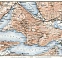 Rigi mountain and environs map, 1909