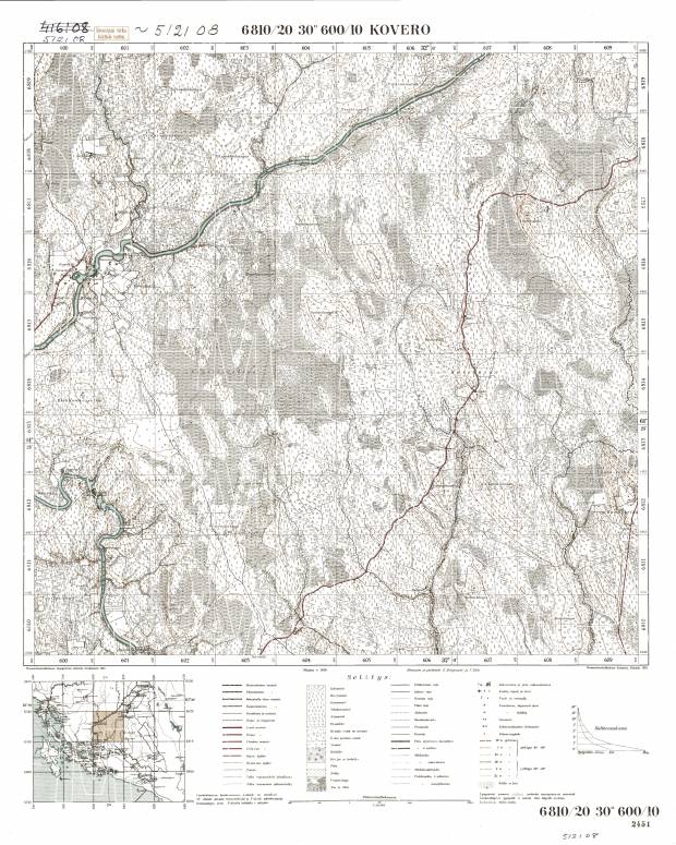 Kovero. Topografikartta 512108. Topographic map from 1934. Use the zooming tool to explore in higher level of detail. Obtain as a quality print or high resolution image