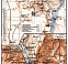 Brixen (Bressanone) city map, 1911. Map of the environs of Brixen
