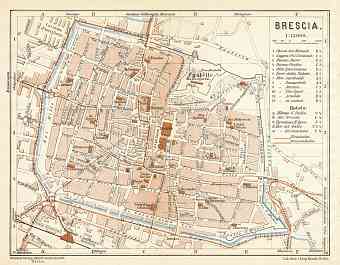 Brescia town plan, 1929
