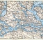 Stockholm and environs map. Djursholm town plan, 1911