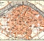 Avignon city map, 1901