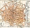 Bologna city map, 1898