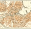 Geneva (Genf, Genève) city map, 1909