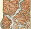 Maggiore Lake and d´Orta Lake nearer environs map, 1913