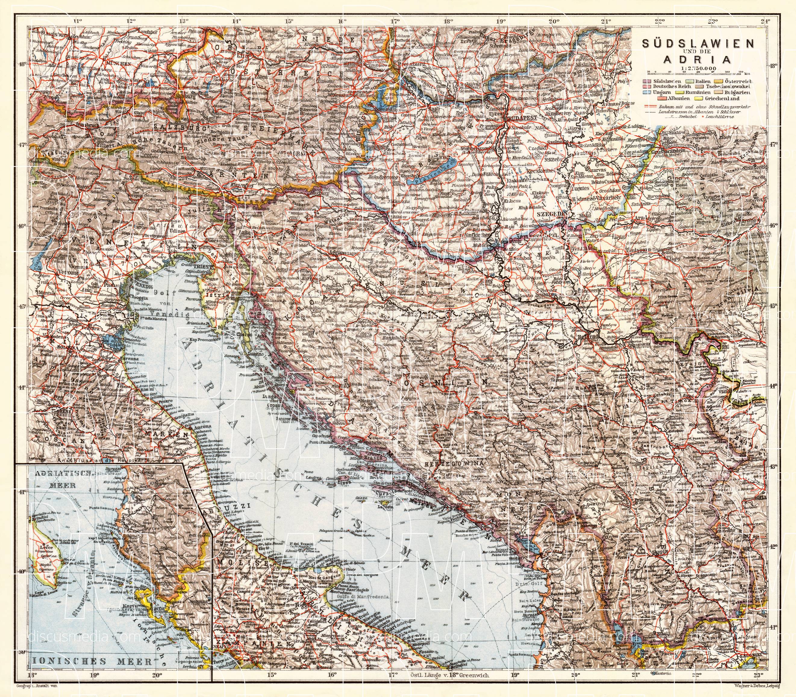 Historical Maps Of Yugoslavia