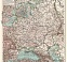 Latvia on the general map of the Russian Empire (western part), 1914