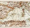 Italy on the map of mediterranean marine routes between Marseille and Algiers, 1913