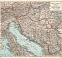 Italy on the map of Yugoslavia and Adriatic region, 1929